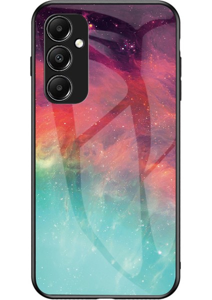 Samsung Galaxy A05S 4g Yıldızlı Gökyüzü Desen Temizli Cam+Pc+Tpu Renkli Yıldızlı Gökyüzü Telefon Kılıfı (Yurt Dışından)
