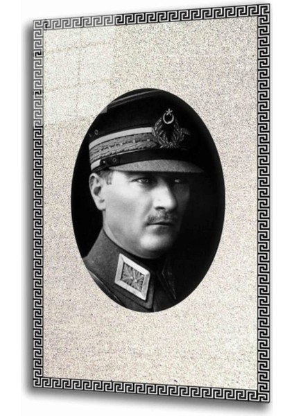 Atatürk Cam Tablo 4 mm Dayanıklı Temperli Cam