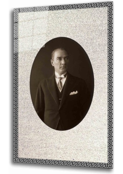 Atatürk Cam Tablo 4 mm Dayanıklı Temperli Cam