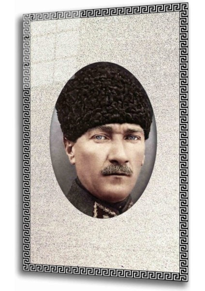 Atatürk Cam Tablo 4 mm Dayanıklı Temperli Cam