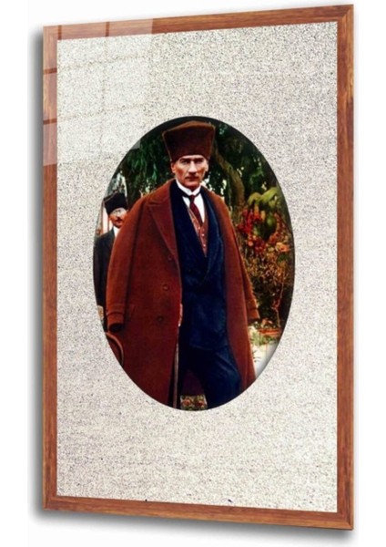 Atatürk Cam Tablo 4 mm Dayanıklı Temperli Cam