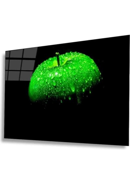 Meyveler Cam Tablo 4mm Dayanıklı Temperli Cam