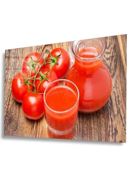 Meyveler Cam Tablo 4mm Dayanıklı Temperli Cam