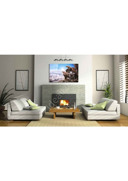 Kartal Hayvan Cam Tablo 4mm Dayanıklı Temperli Cam fiyatları