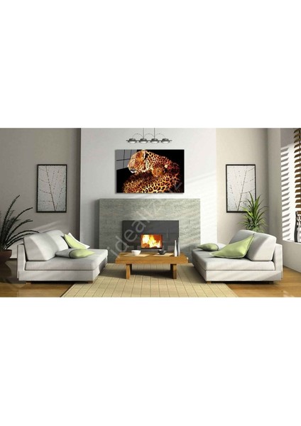 Jaguar Hayvan Cam Tablo 4mm Dayanıklı Temperli Cam fiyatları