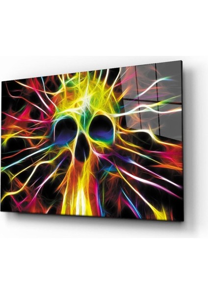 Soyut Cam Tablo 4mm Dayanıklı Temperli Cam