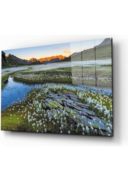 Doğa Manzara Cam Tablo 4mm Dayanıklı Temperli Cam