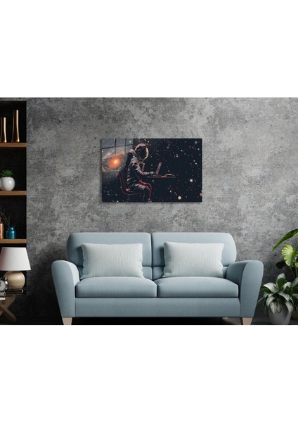 Yıldızlara Dokunan Melodi Cam Tablo Hediyelik Büyük Tablo Ev Ofis Dekoru modelleri
