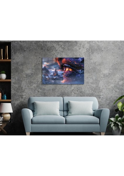 Kozmik Vizyon Cam Tablo Hediyelik Büyük Tablo Ev Ofis Dekoru modelleri
