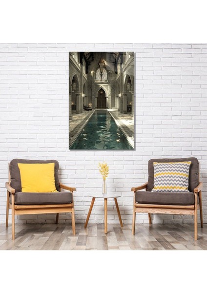 Sükunetin Yansıması Cam Tablo Hediyelik Büyük Tablo Ev Ofis Dekoru fırsatları