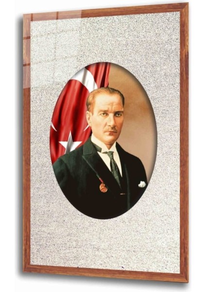 Atatürk Cam Tablo 4 mm Dayanıklı Temperli Cam