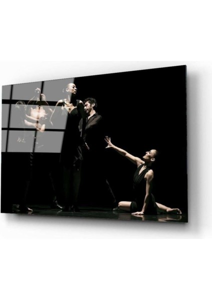 Dansçılar Cam Tablo