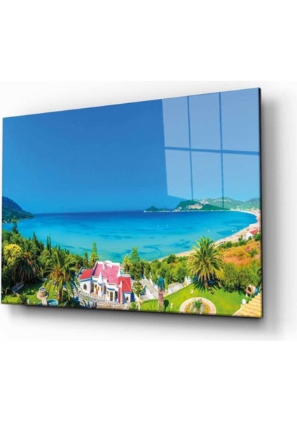 Doğa Manzara Cam Tablo 4mm Dayanıklı Temperli Cam