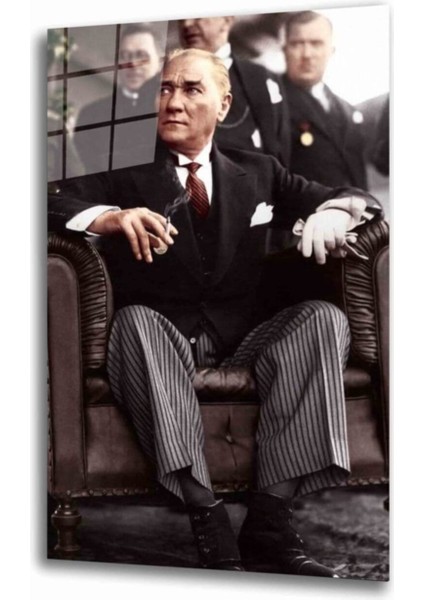 Atatürk Cam Tablo 4 mm Dayanıklı Temperli Cam