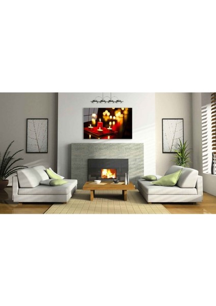 Dekorcumshop Mum Kandil Cam Tablo 4mm Dayanıklı Temperli Cam fiyatları