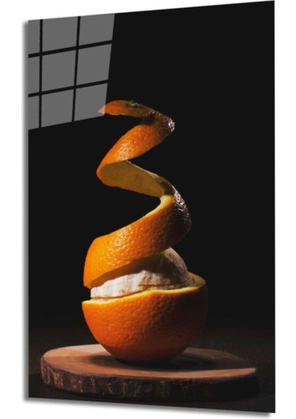 Meyveler Cam Tablo 4mm Dayanıklı Temperli Cam