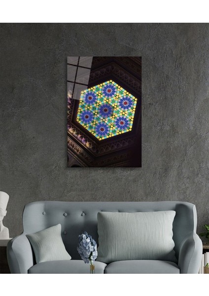 Dini Islami Motif Cam Tablo Ev ve Ofis Duvar Dekoru Hediyelik Büyük Tablo Cam fiyatları