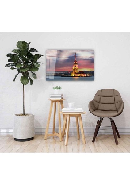 Kız Kulesi Cam Tablo 4mm Dayanıklı Temperli Cam fiyatları