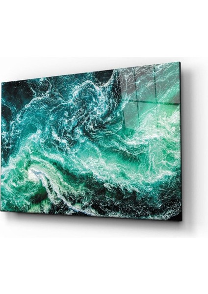 Soyut Cam Tablo 4mm Dayanıklı Temperli Cam