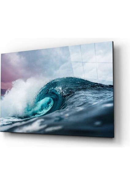 Deniz Manzara Cam Tablo 4mm Dayanıklı Temperli Cam