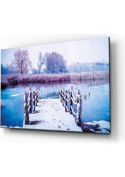 Doğa Manzara Cam Tablo 4mm Dayanıklı Temperli Cam