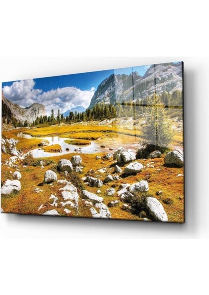 Doğa Manzara Cam Tablo 4mm Dayanıklı Temperli Cam