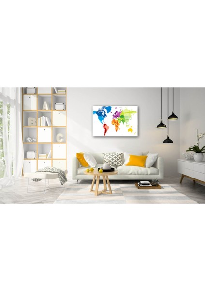 Dünya Haritası 40 Cam Tablo fiyatları