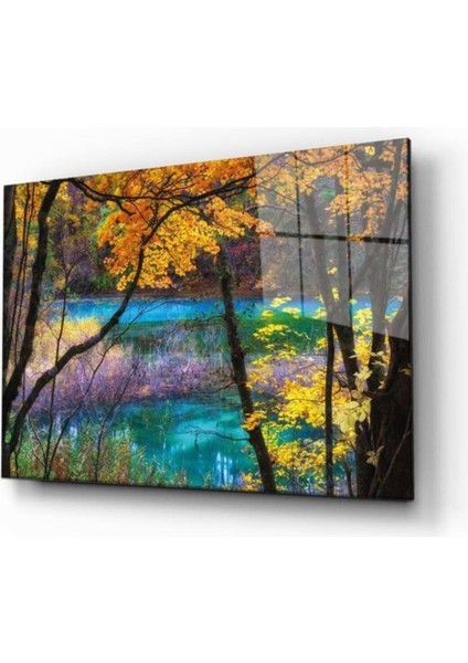 Doğa Manzara Cam Tablo 4mm Dayanıklı Temperli Cam