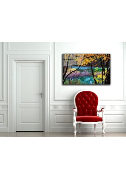 Doğa Manzara Cam Tablo 4mm Dayanıklı Temperli Cam fiyatları