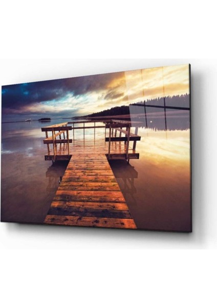 Doğa Manzara Cam Tablo 4mm Dayanıklı Temperli Cam