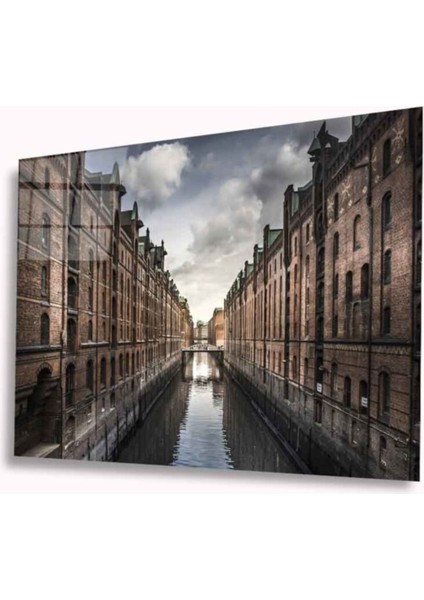 Hamburg Şehir Cam Tablo 4mm Dayanıklı Temperli Cam