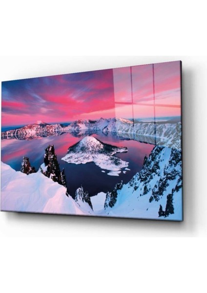 Doğa Manzara Cam Tablo 4mm Dayanıklı Temperli Cam