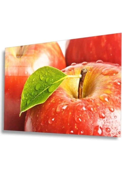 Meyveler Cam Tablo 4mm Dayanıklı Temperli Cam