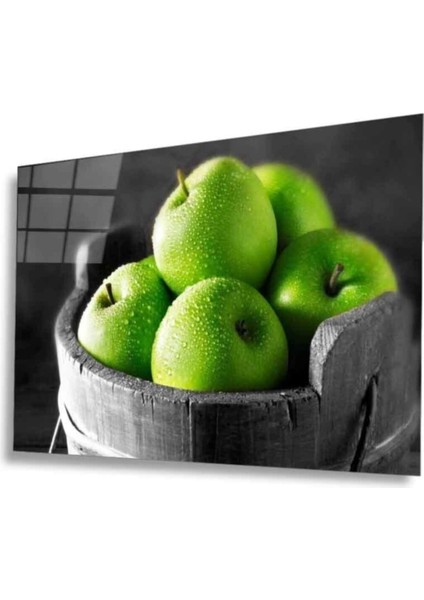 Meyveler Cam Tablo 4mm Dayanıklı Temperli Cam