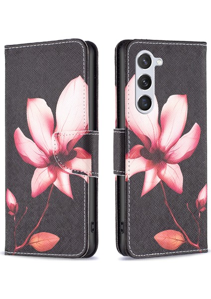 Samsung Galaxy S24 Deseni Baskı Lotus Telefon Kılıfı (Yurt Dışından)