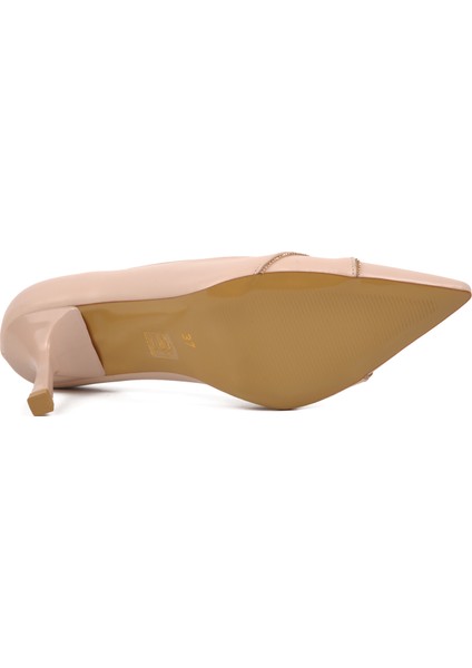 248154 Bej Kadın Stiletto