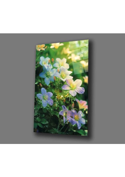 Çiğ Tanburları Cam Tablo Hediyelik Büyük Tablo Ev Ofis Dekoru