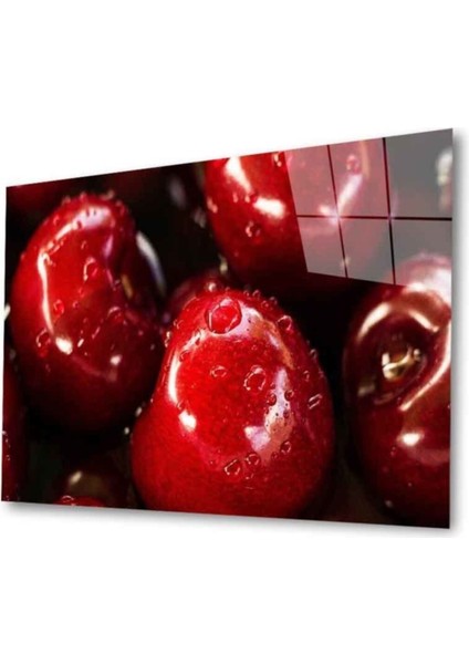 Meyveler Cam Tablo 4mm Dayanıklı Temperli Cam