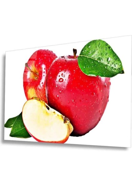 Meyveler Cam Tablo 4mm Dayanıklı Temperli Cam