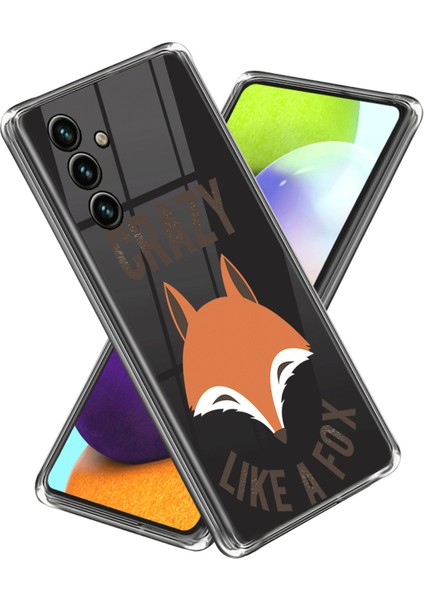Samsung Galaxy A25 5g Deseni Baskı Tpu Koruyucu Fox Telefon Kılıfı (Yurt Dışından)