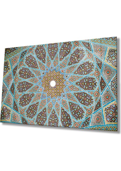 Dini Islami Motif Cam Tablo Ev ve Ofis Duvar Dekoru Hediyelik Büyük Tablo Cam