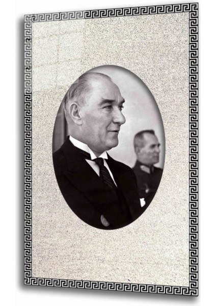 Atatürk Cam Tablo 4 mm Dayanıklı Temperli Cam