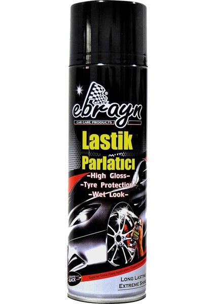 Premium Lastik Parlatıcı Tampon Parlatıcı Koruyucu Aerosol Sprey 500 ml Kaliteli 5 Adet