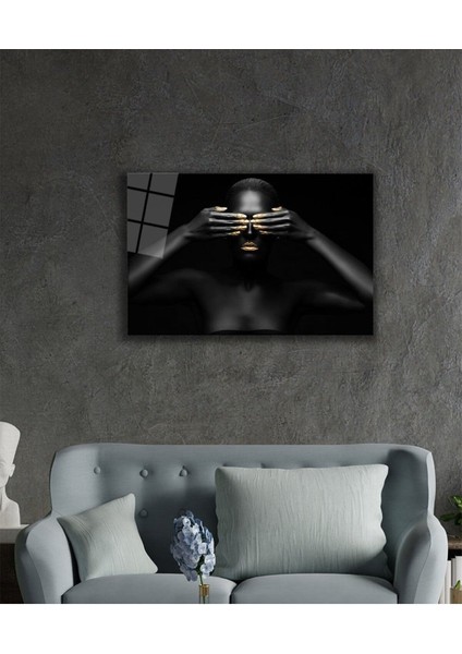 Kadınlar Cam Tablo, Ev ve Ofis Duvar Dekoru Hediyelik Büyük Tablo Dayanıklı Cam fiyatları