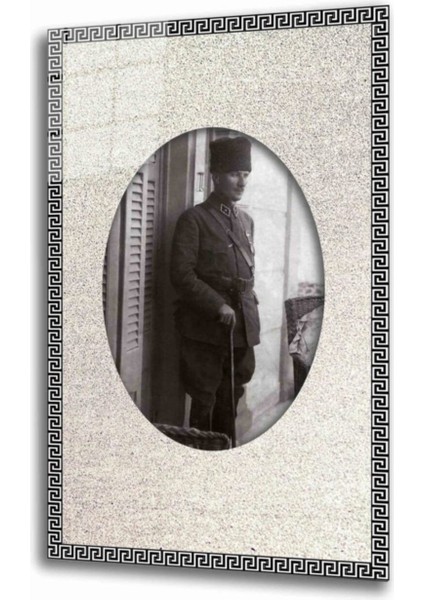 Atatürk Cam Tablo Dayanıklı Temperli Cam 4 mm