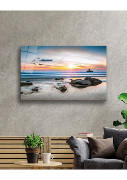 Doğa Manzara Cam Tablo 4mm Dayanıklı Temperli Cam fiyatları