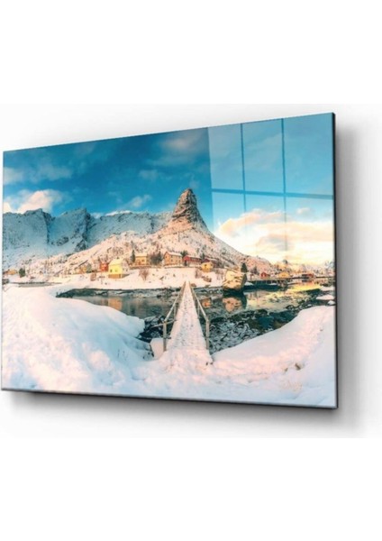 Doğa Manzara Cam Tablo 4mm Dayanıklı Temperli Cam