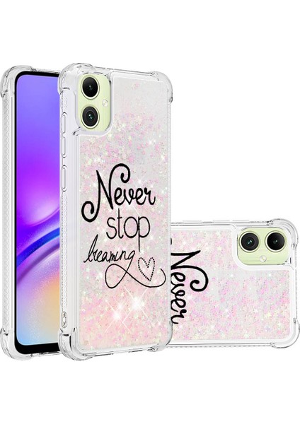 Samsung Galaxy A05 4g Parıltılı Yüzen Sıvı Tpu Koruyucu Cep Rüyayı Durdurmayı Durdurmaz Telefon Kılıfı (Yurt Dışından) fiyatları