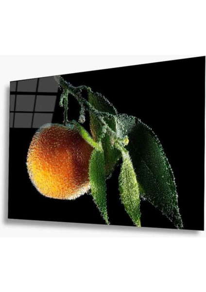 Meyveler Cam Tablo 4mm Dayanıklı Temperli Cam