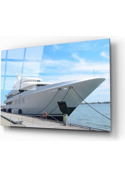 Limanda Gemi Cam Tablo